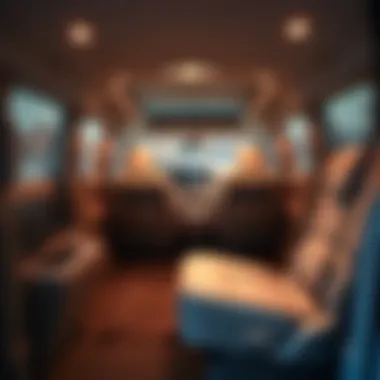 Interior layout of the 2013 Toyota Sienna SE highlighting its spaciousness