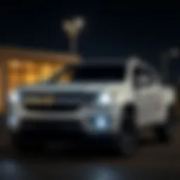 Exterior view of the 2016 Chevy Colorado showcasing its sleek design