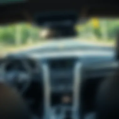 Dashboard of the 2016 Ford Fusion Titanium Energi highlighting advanced technology features