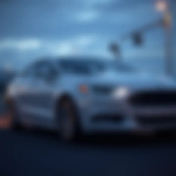 Exterior view of the 2016 Ford Fusion Titanium Energi showcasing its sleek design