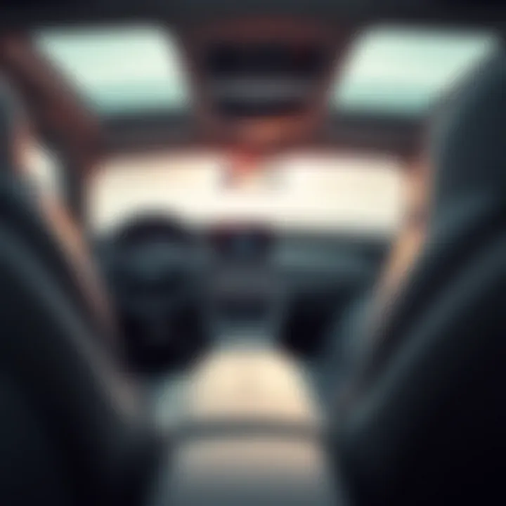 Luxurious Interior of the 2017 Benz Convertible Interior shot of the 2017 Benz Convertible highlighting its premium materials and advanced technology