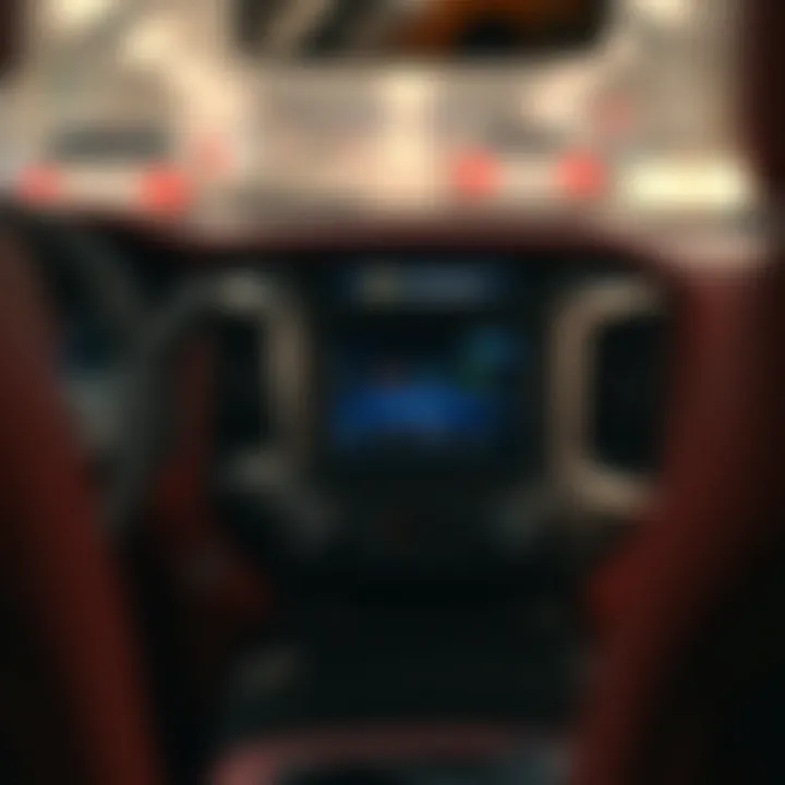 Interior Dashboard of the 2017 Chevy Silverado 1500 Interior dashboard of the 2017 Chevy Silverado 1500 showcasing technology features