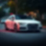 Elegant exterior of the Audi A4 Premium Plus