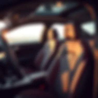 Luxurious interior showcasing premium materials