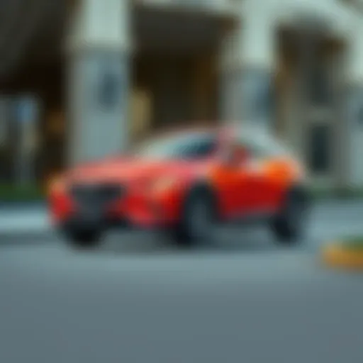 Exterior view of the 2020 Mazda CX-3 showcasing its sleek design