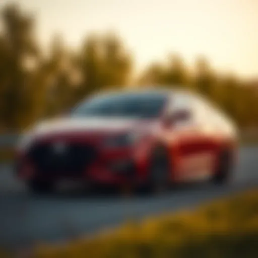 Sleek exterior design of the 2022 Hyundai Elantra N Line