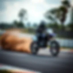 2022 Yamaha YZ85 in action on a motocross track