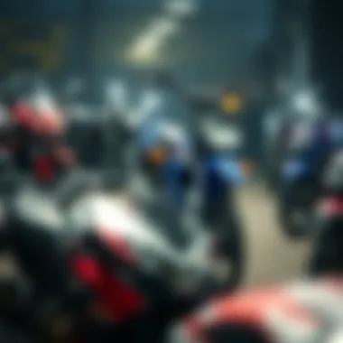 Yamaha YZ85 surrounded by competitive bikes