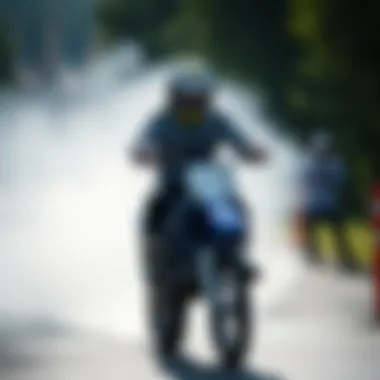 Young rider showcasing the Yamaha YZ85