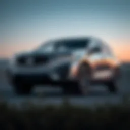 Acura hybrid SUV exterior design showcasing sleek lines