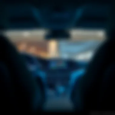 Interior shot highlighting the advanced technology features of the Jetta SEL Premium.