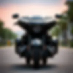 Front view showcasing the stunning design of the 2022 Indian Challenger Limited