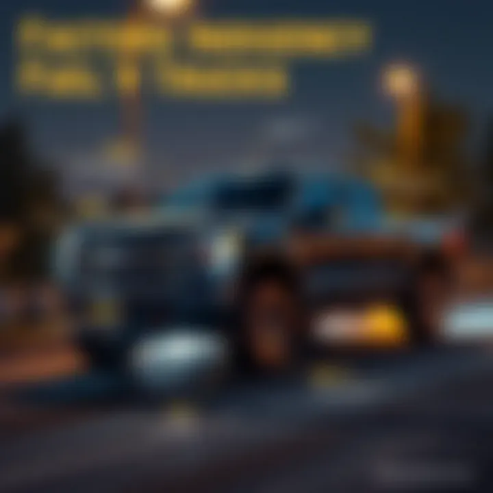 Infographic depicting factors influencing fuel mileage