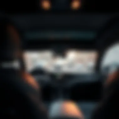 Interior view highlighting advanced technology features