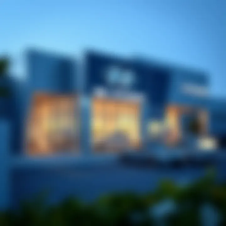 Exterior view of Atlantic Auto Mall Hyundai showcasing modern architecture and inviting entrance.