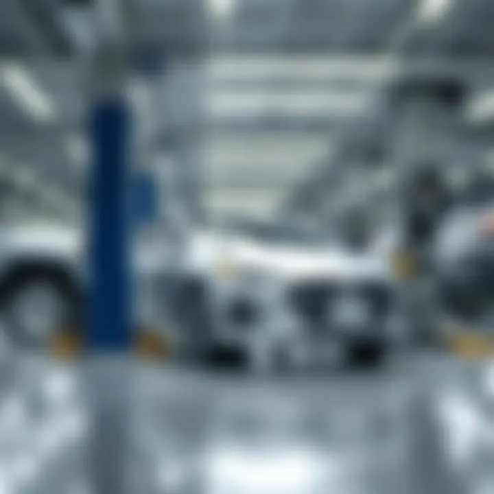 Service facility at Atlantic Auto Mall Hyundai equipped with advanced technology for vehicle maintenance.