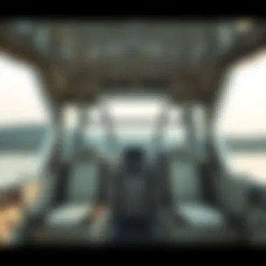 Interior Features of Bass Pro Deep V Boat Detailed view of Bass Pro Deep V boat interior