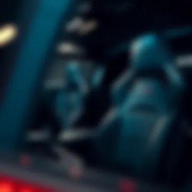 Modern Corvette interior showcasing luxury features