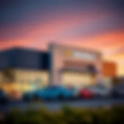 Exterior view of Canton Chevrolet dealership showcasing its modern architecture
