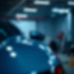 Detailed inspection of a car's exterior