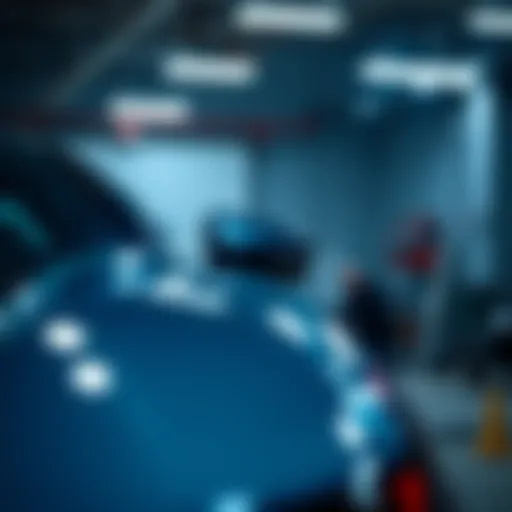 Detailed inspection of a car's exterior