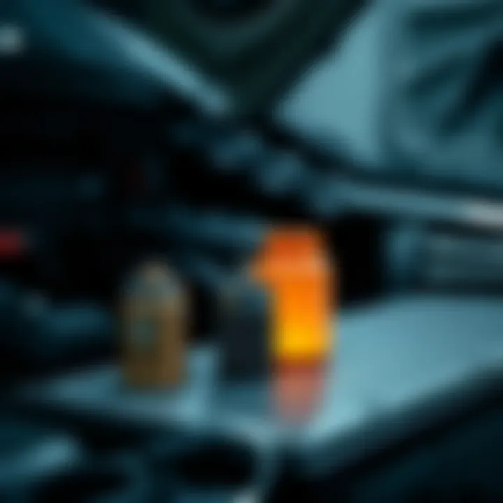 Tools used for performing a fuel flush