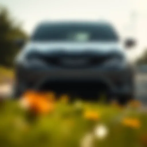 Chrysler Pacifica exterior front view showcasing its sleek design