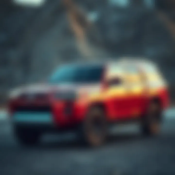 Rugged Exterior of the 2015 Toyota 4Runner SR5 Exterior view of the 2015 Toyota 4Runner SR5 showcasing its rugged design