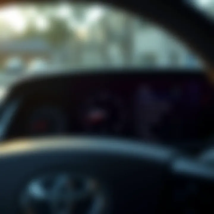 Focus on Safety Features in the 2015 Toyota 4Runner SR5 Safety features dashboard of the 2015 Toyota 4Runner SR5 emphasizing safety ratings