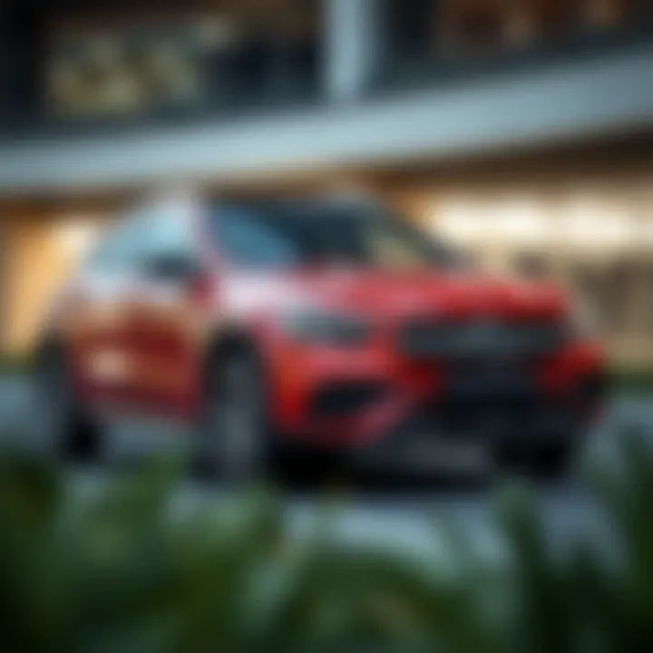 Exterior view showcasing the sleek lines and modern design of the 2022 Benz GLA