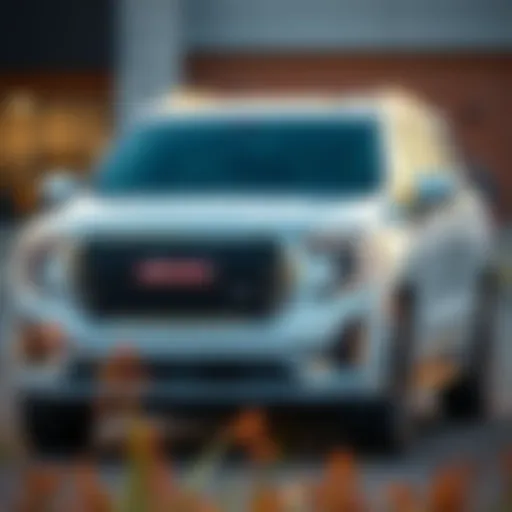 Exterior view showcasing the sleek design of the 2022 GMC Denali XL