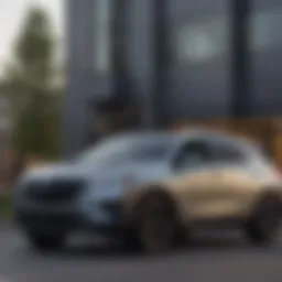 Exterior view showcasing the sleek design of the 2021 Equinox LT