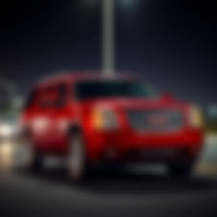 Comparison with Rival SUVs Comparison chart of the 2012 GMC Yukon XL against rival SUVs