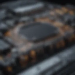 Detailed view of a motorcycle ECU circuit board