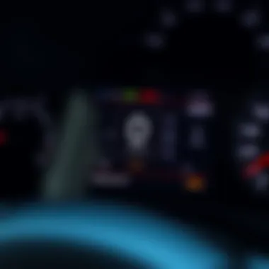 Exploring the Vehicle Diagnostics Interface Close-up of vehicle diagnostics interface