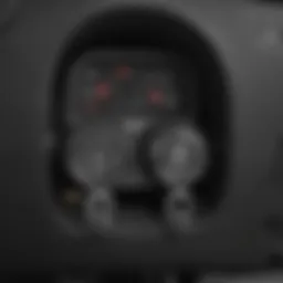 Close-up view of a Honda Accord AC system showing the refrigerant port