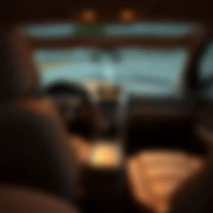 Interior layout of the 2009 Acadia highlighting dashboard and seating