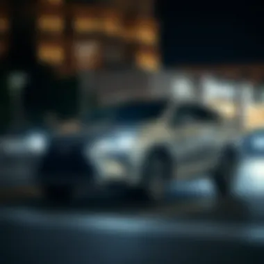 Comparison of the 2021 Lexus RX with Competitors in the Segment Comparative analysis of luxury midsize SUVs highlighting the 2021 Lexus RX