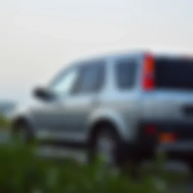 Exterior view of the 2005 Honda CR-V showcasing its sleek design