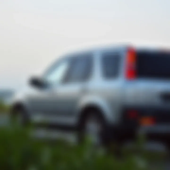 Exterior view of the 2005 Honda CR-V showcasing its sleek design