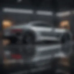 Elegant luxury car showcasing fine craftsmanship