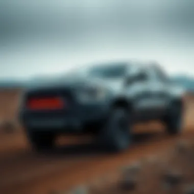 Dodge Hellephant truck on a rugged terrain demonstrating performance