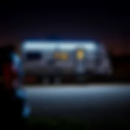 Exterior view of the Dutchmen Coleman Lantern LT 17B showcasing its sleek design