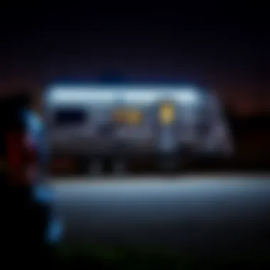 Exterior view of the Dutchmen Coleman Lantern LT 17B showcasing its sleek design