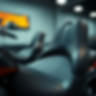 Detailed view of the 2005 Dyna Super Glide seat design