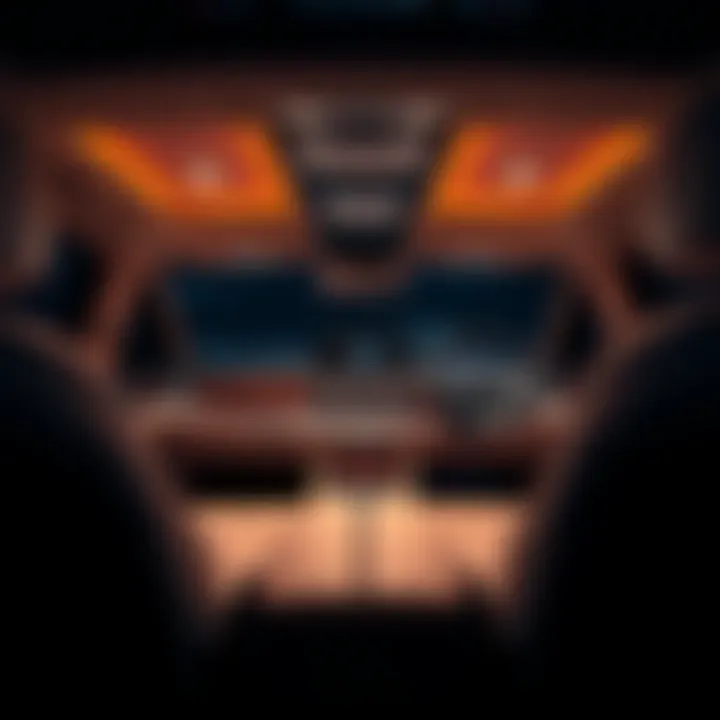 E450 Station Wagon - Interior Luxury Luxurious interior showcasing the E450's advanced technology