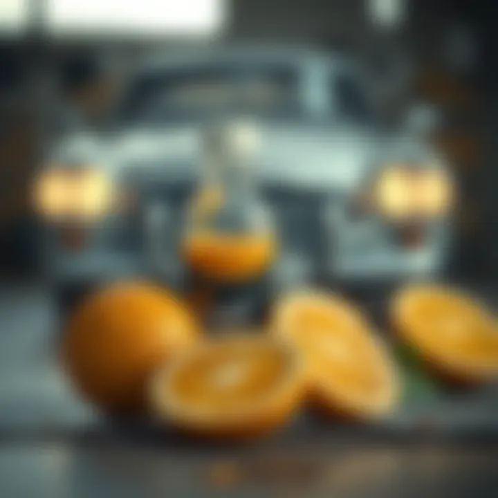 Citrus-based cleaning solution for rust