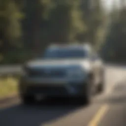 VW Atlas on a scenic highway