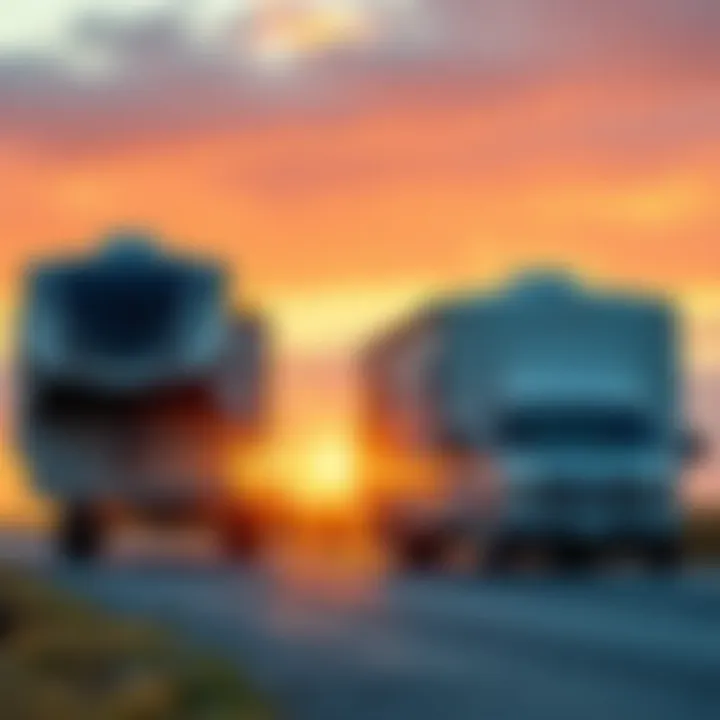 Infographic comparing 5th wheel trailers to traditional towing options