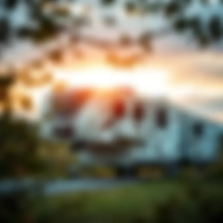 A 5th wheel trailer in a scenic outdoor setting, highlighting its functionality